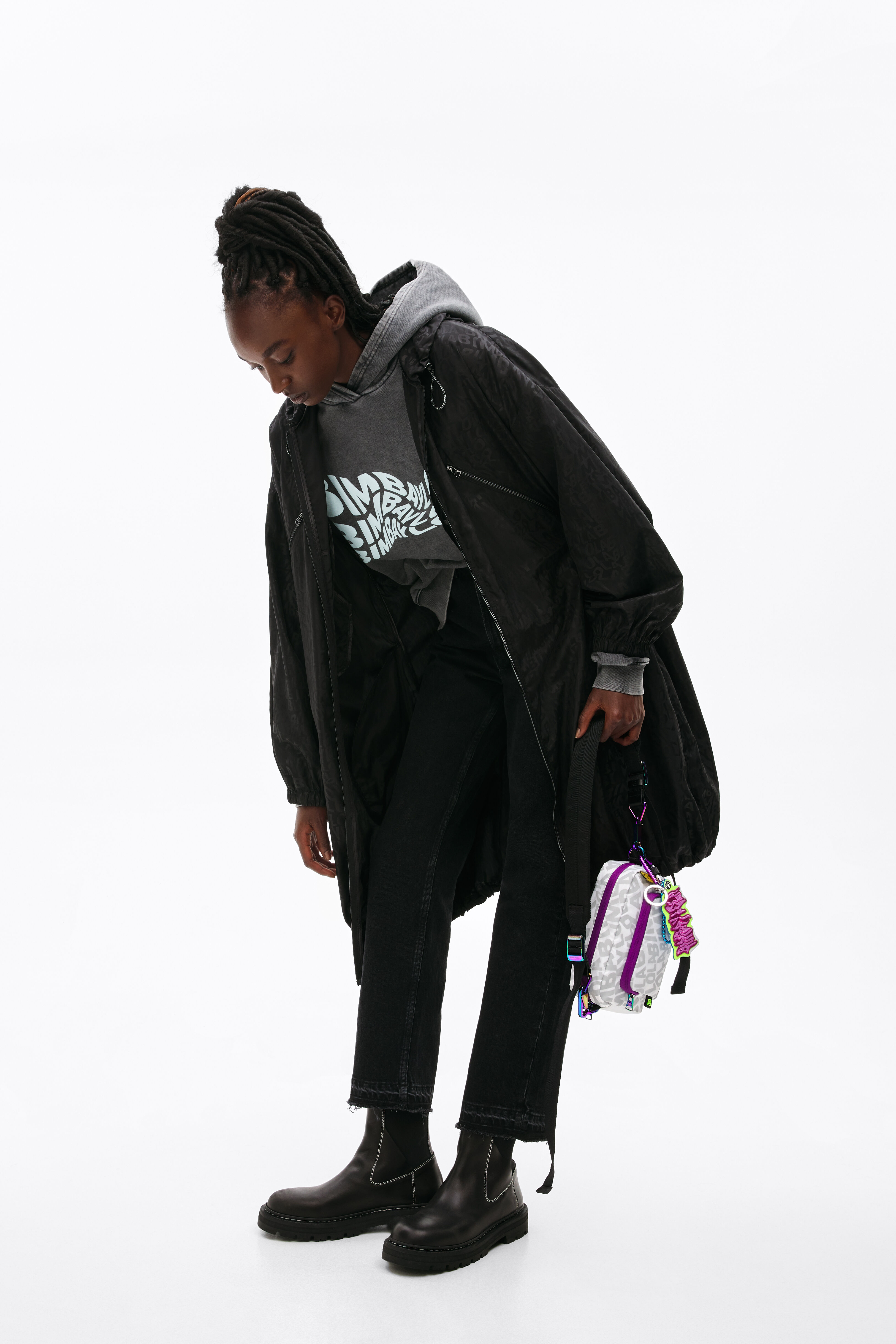 Bimba Y Lola Sudadera Manga Corta Minilogo Negro | Sudaderas Mujer \u003e Ambika  Digitals
