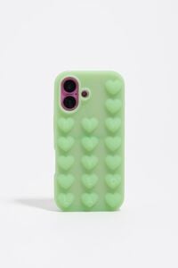 Funda silicona iPhone 17 verde
