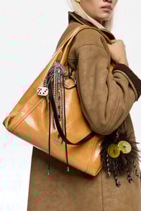 Bolso Paper grande piel caramelo