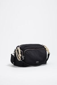 Bolso Pocket mediano nylon antracita oscuro