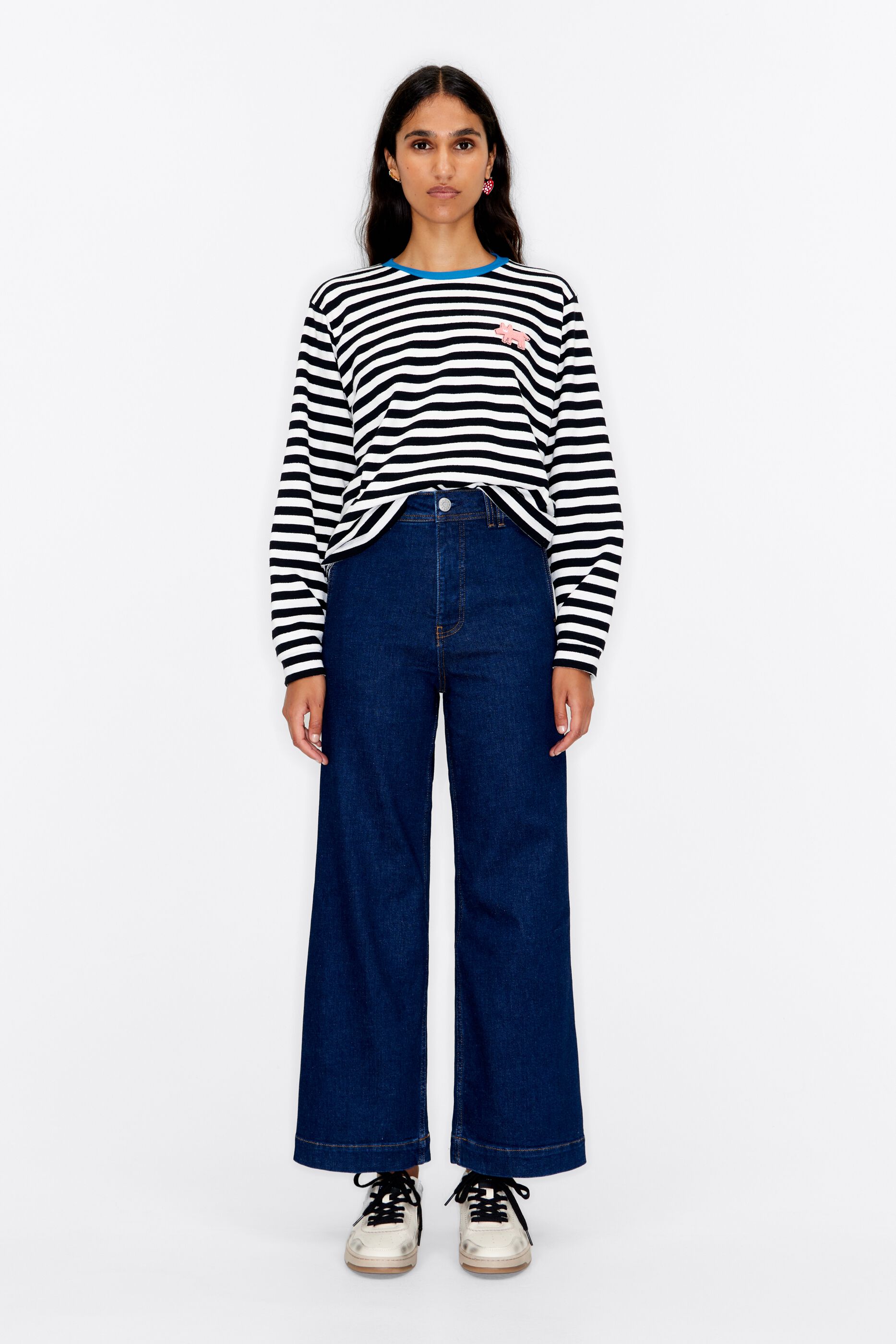 Pantalon culotte on sale vaquero