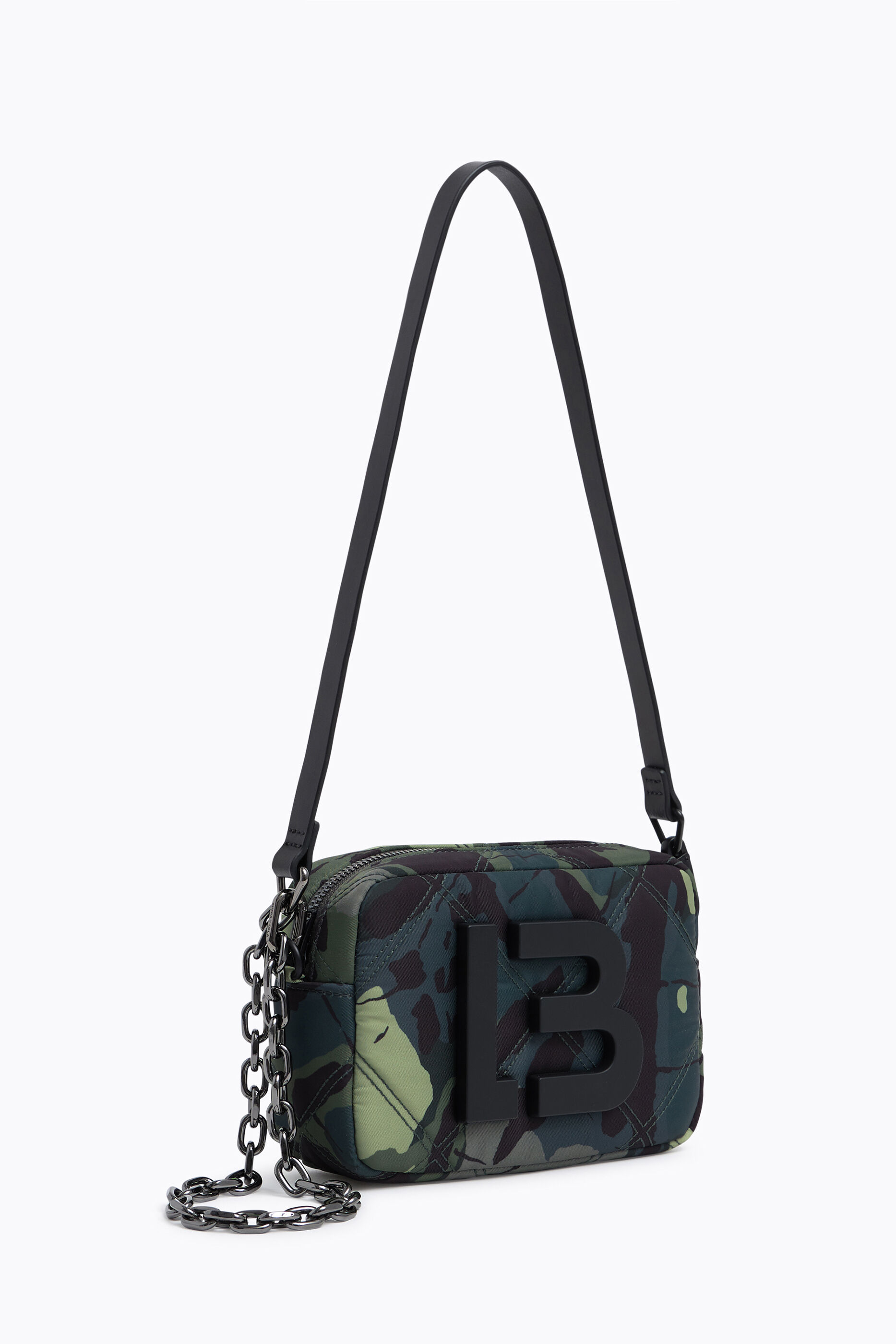 Bolso bandolera S nylon camuflaje