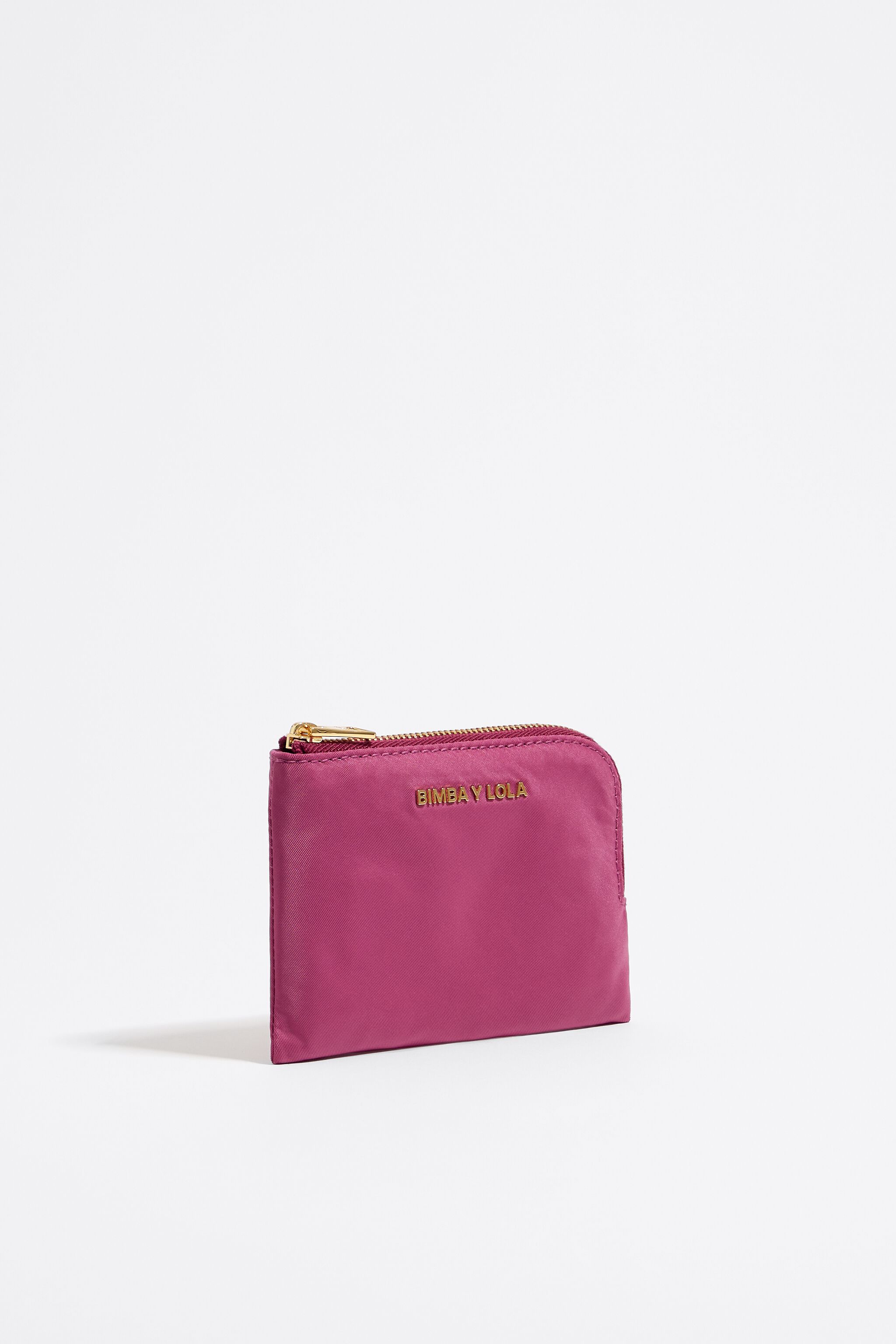 Monedero nylon rosa oscuro