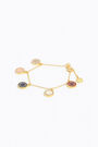 Pulsera piezas cristales logo Pulsera piezas cristales logo