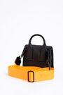 Bolso mini solapa acolchado nylon negro Bolso mini solapa acolchado nylon negro