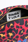 Neceser rectangular nylon leopardo rojo Neceser rectangular nylon leopardo rojo