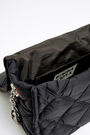 Bolso solapa L acolchado nylon negro Bolso solapa L acolchado nylon negro