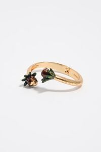 Pulsera cruzada monos marr&oacute;n