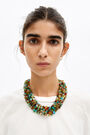 Collar corto vidrios multicolor Collar corto vidrios multicolor