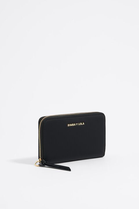 Billetera horizontal nylon negra Billetera horizontal nylon negra
