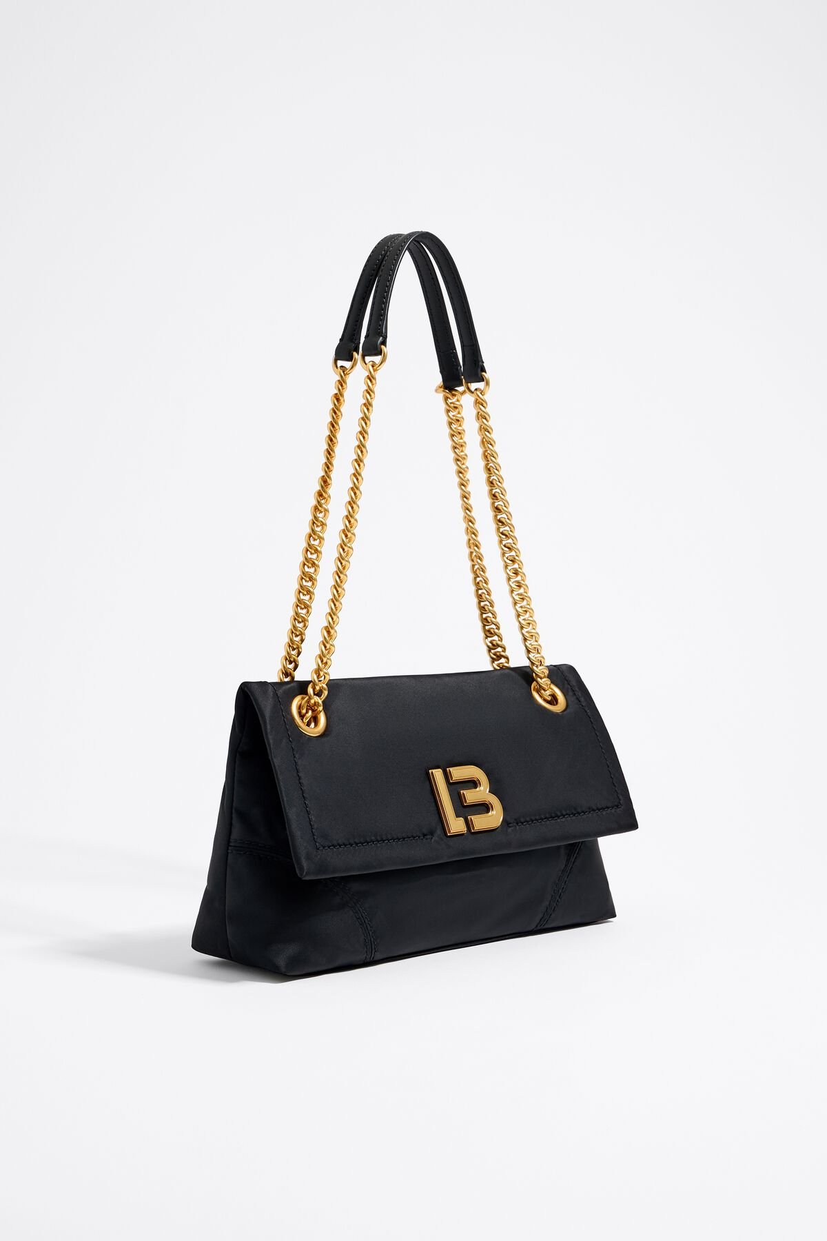 Bolso Bimba Y Lola Piel Negro Y Lola Bolso Negro Piel Cadena