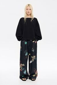 Pantalón jogger fluido Camaleón antracita Pantalón jogger fluido Camaleón antracita