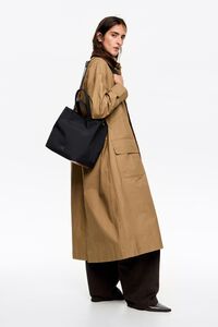 Bolso Chihuahua grande gabardina antracita