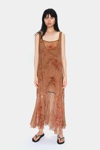 Vestido con bajo abotonado Underwater