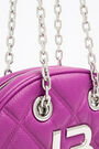 Bolso bandolera M acolchado piel ciruela Bolso bandolera M acolchado piel ciruela