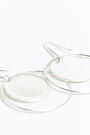 Pendientes aro placa metal Pendientes aro placa metal