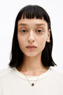 Collar corto logo negro Collar corto logo negro