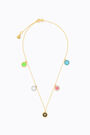 Collar corto logo cristales Collar corto logo cristales