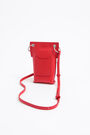 Minibolso móvil piel rojo Minibolso móvil piel rojo
