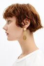 Pendientes largos textura dorado Pendientes largos textura dorado