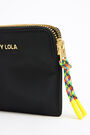 Monedero rectangular nylon negro Monedero rectangular nylon negro