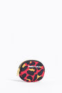 Monedero ovalado nylon leopardo rojo Monedero ovalado nylon leopardo rojo