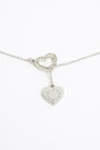 Collar largo cruzado corazón Collar largo cruzado corazón