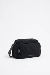 Bolso bandolera Pocket mediano nylon negro