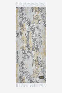 Chal acr&iacute;lico jacquard Snake print ocre