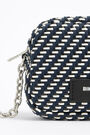 Bolso bandolera XS trenzado azul Bolso bandolera XS trenzado azul