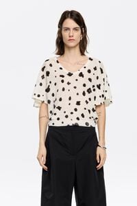 Jersey lino Graindots marfil