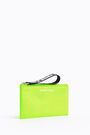Monedero plano M verde neón Monedero plano M verde neón