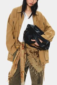 Chaquet&oacute;n cintura ajustable camel