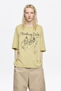Camiseta logo bailarinas pistacho