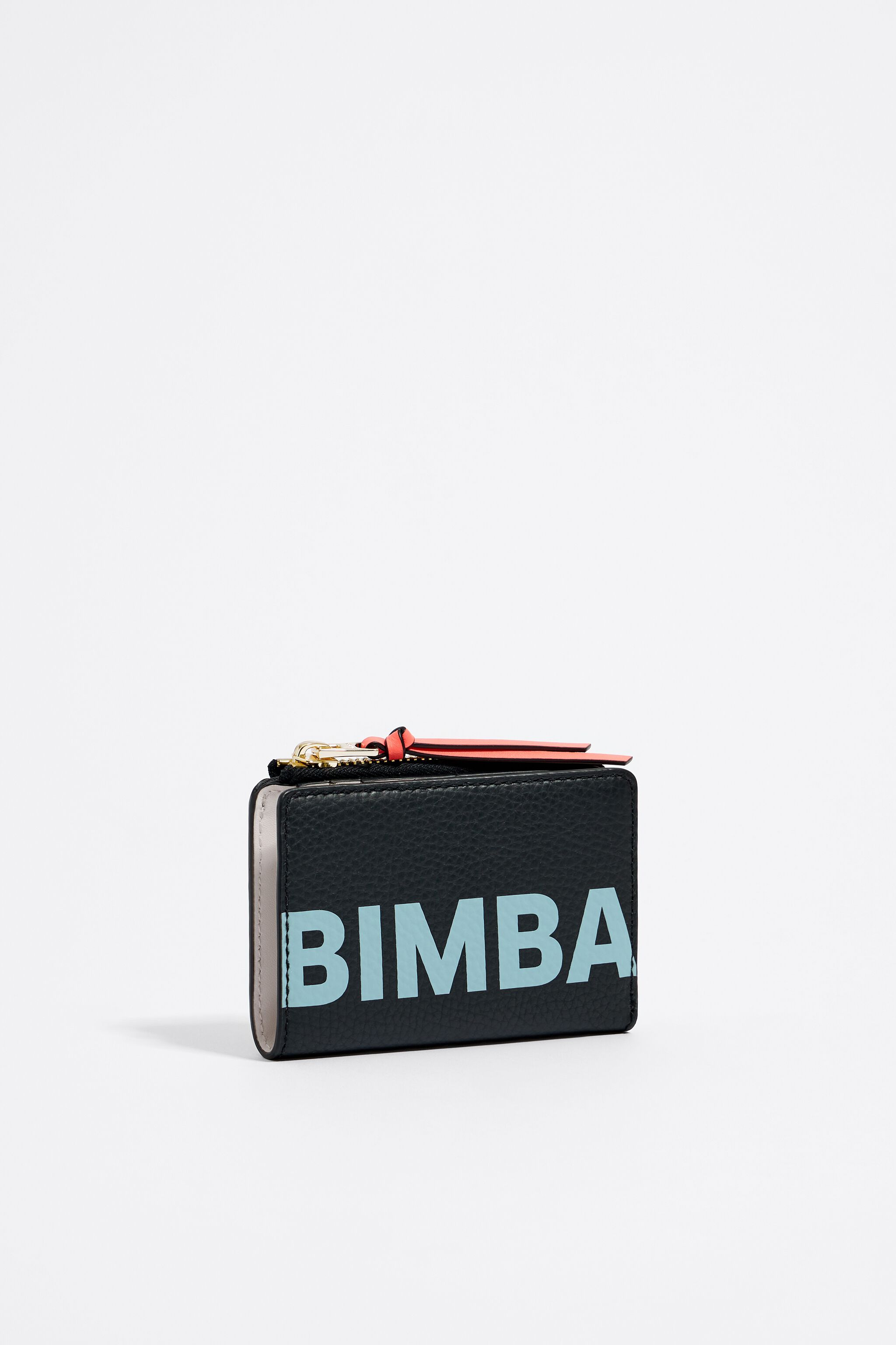 Cartera rectangular piel negra