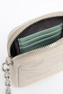 Minibolso móvil piel acolchada blanco Minibolso móvil piel acolchada blanco