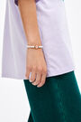 Pulsera corazón perlas Pulsera corazón perlas
