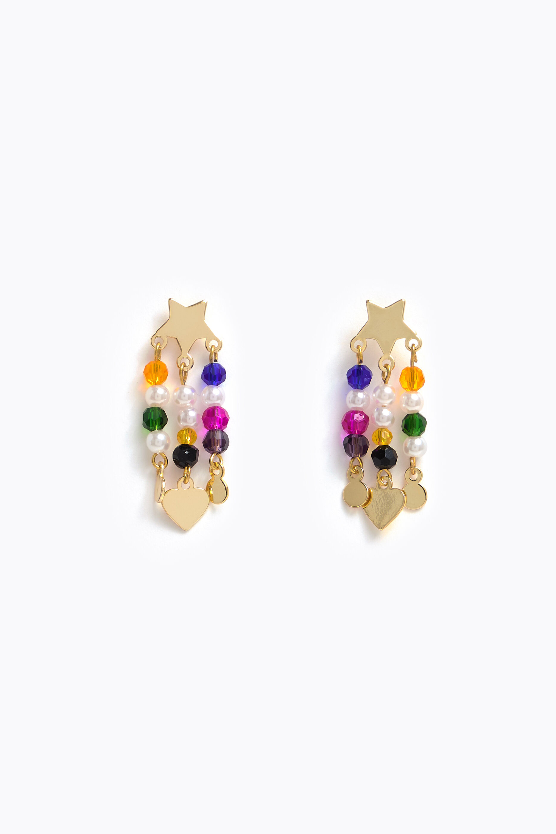 Pendientes forma estrella