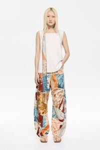 BARREL - Vaquero Patchwork naranja