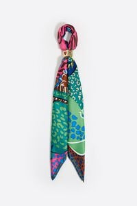 Charm bolso pa&ntilde;uelo tigres multicolor