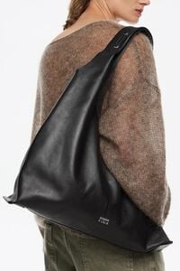 Bolso Paper Bikini maxi piel marr&oacute;n oscuro