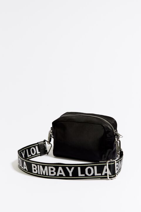 Aleta Elegibilidad bestia Bolso bandolera S nylon negro