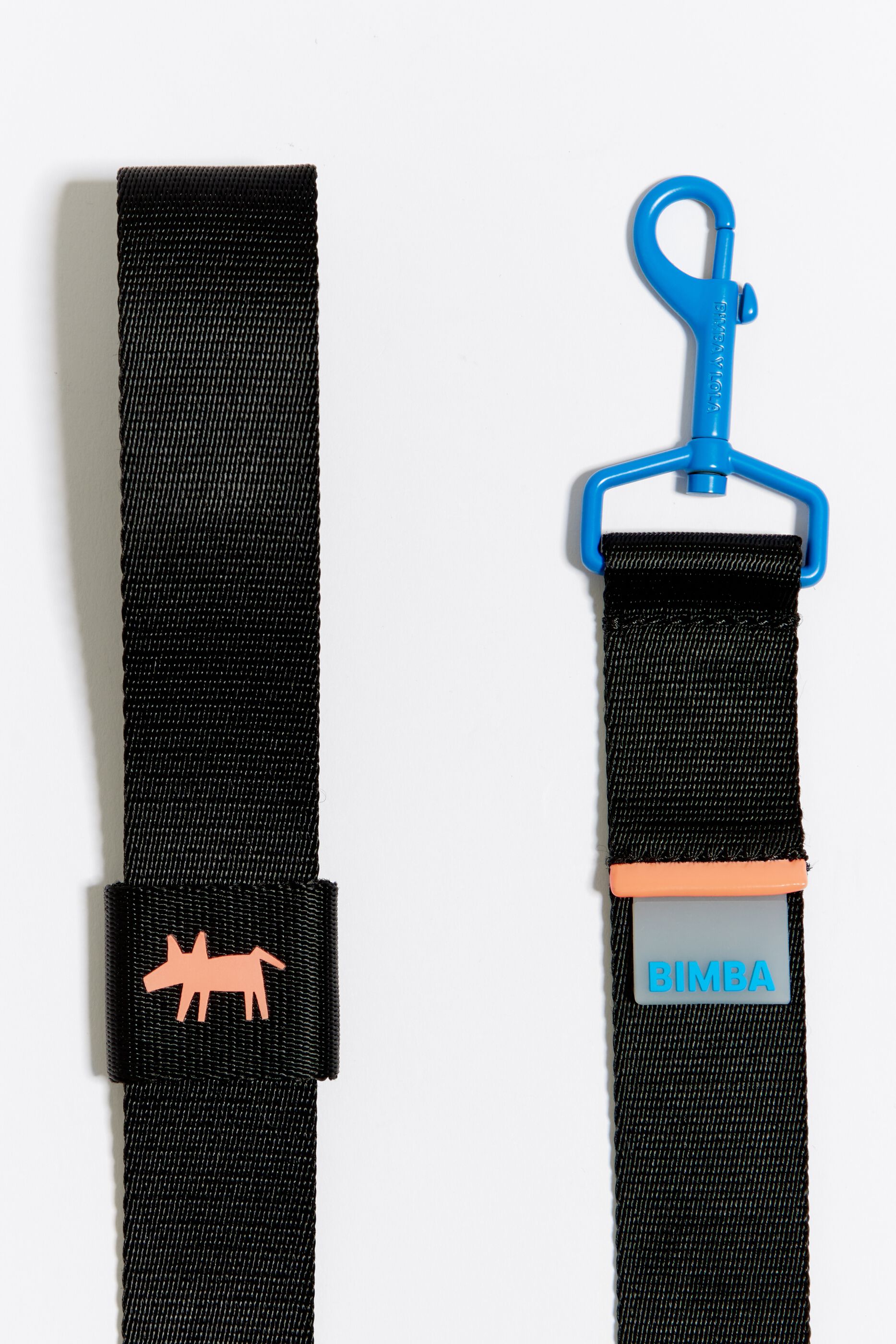 Correa mascota logo perro negro