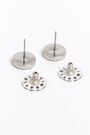 Pendientes logo cristal blanco Pendientes logo cristal blanco