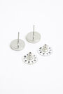 Pendientes pequeños logo gris Pendientes pequeños logo gris
