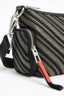Bolso bandolera S trenzado verde Bolso bandolera S trenzado verde