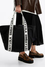 Bolso shopper L nylon negro Bolso shopper L nylon negro