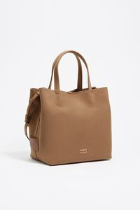 Bolso Chihuahua grande gabardina canela