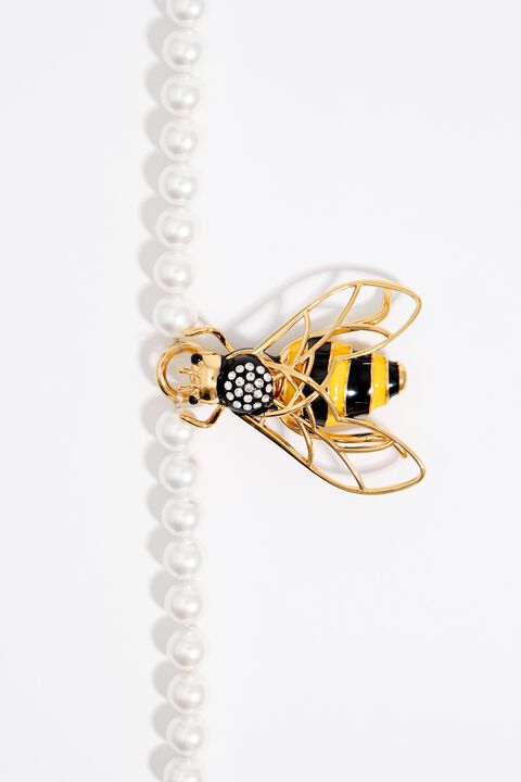 Collar perlas abeja Collar perlas abeja