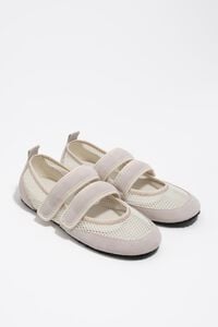 Bailarina deportiva velcros blanca